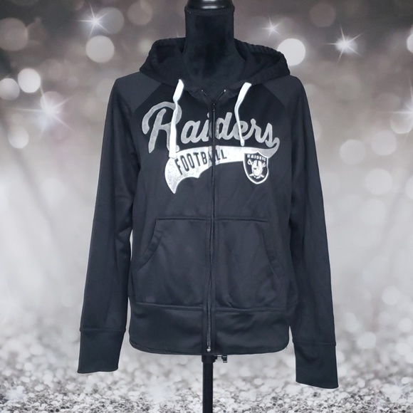 raiders zip up jacket
